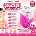 Kemei KM-189A Rechargeable Epilator | Root Hair Remover for Smooth Skin